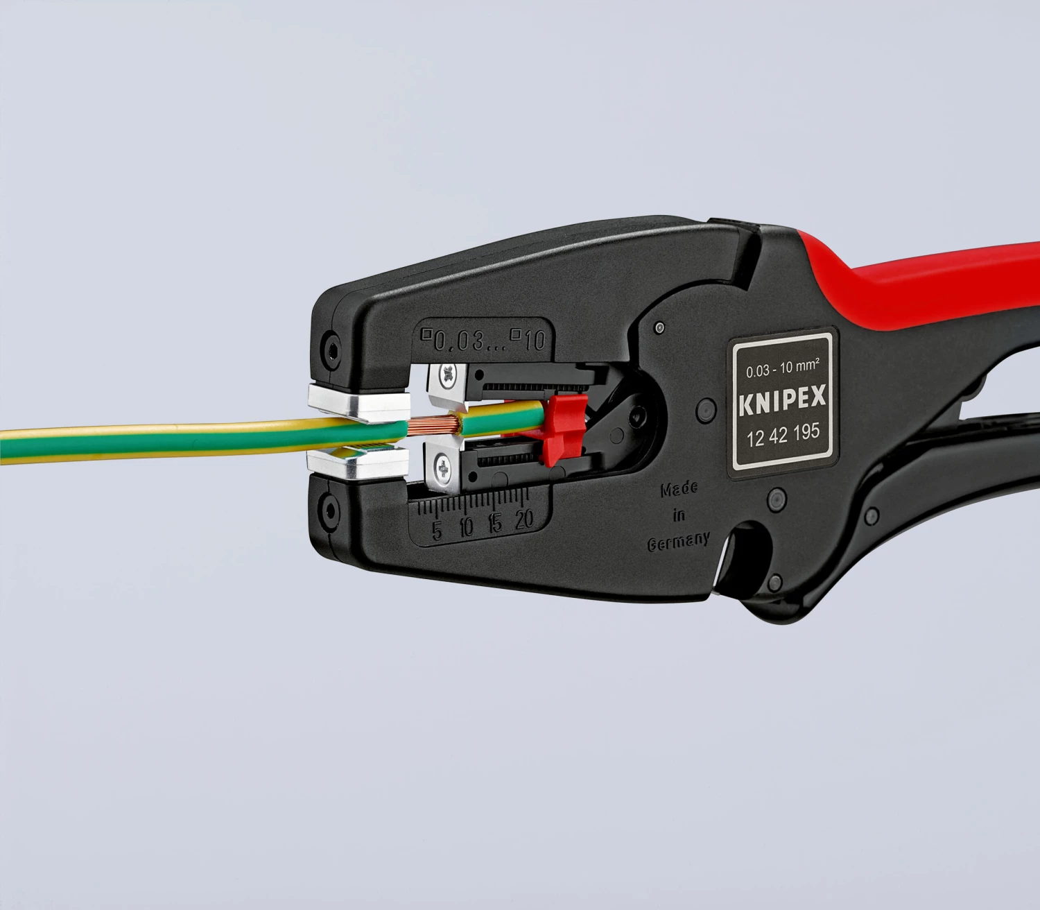 Knipex 12 42 195 Automatischer Abisolierer MultiStrip 10, Einadrig / Mehradrig 0.03 → 10mm², 195 Mm 4 Knipex 12 42 195 Automatischer Abisolierer MultiStrip 10, Einadrig / Mehradrig 0.03 → 10mm², 195 Mm - Image 2