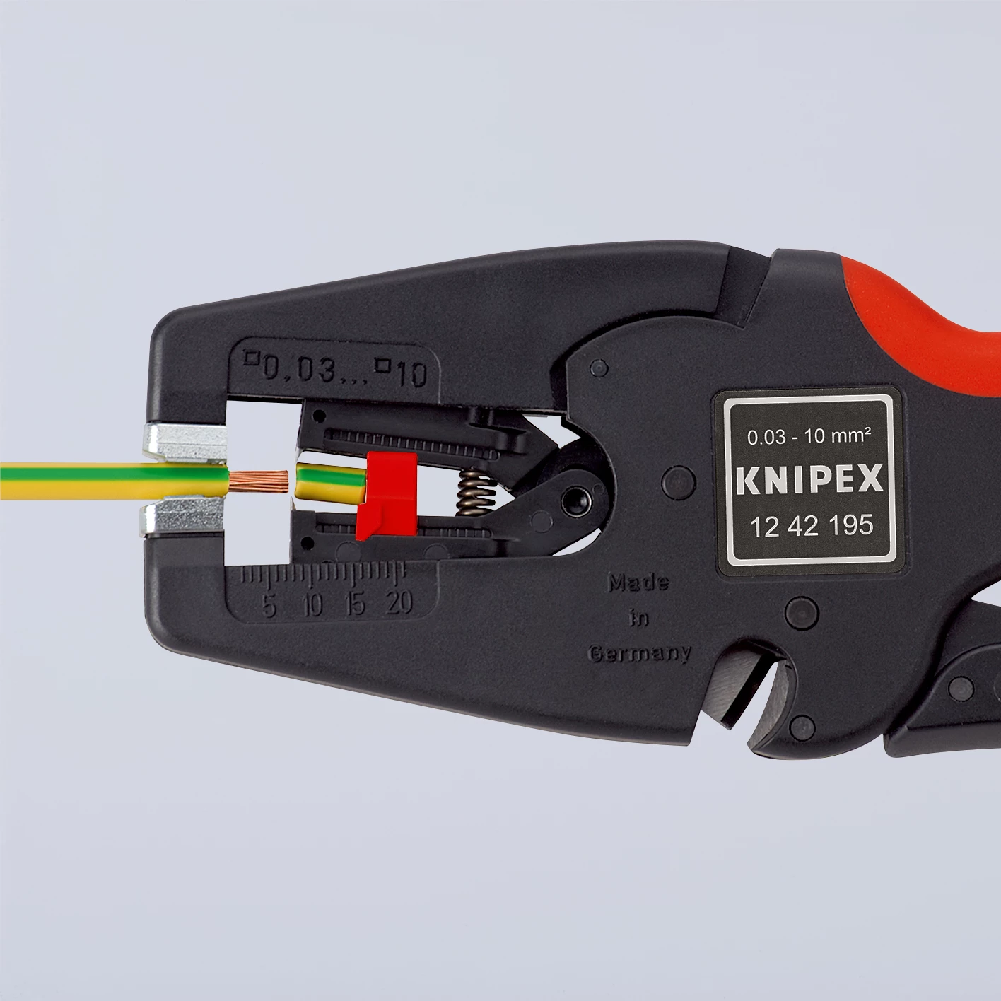 Knipex 12 42 195 Automatischer Abisolierer MultiStrip 10, Einadrig / Mehradrig 0.03 → 10mm², 195 Mm 6 Knipex 12 42 195 Automatischer Abisolierer MultiStrip 10, Einadrig / Mehradrig 0.03 → 10mm², 195 Mm - Image 4