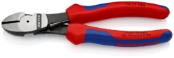 Knipex 74 12 Kraft-Seitenschneider 180 Mm, Schneidleistung 3.8mm