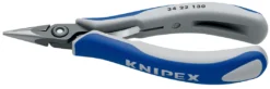Knipex 34 22 Elektronikzange, Spitzzange / Backen 23mm, Gebogen 131 Mm