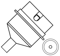 Weller NR04 Ersatz-Heißluftdüse 2.5mm, Für HAP Heißluftkolben