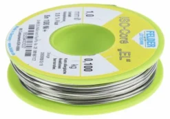 Felder Löttechnik ISO-Core EL Lötzinn Bleifrei 99.3%Sn 0%Pb 0.7%Cu, 227°C, Ø 1mm / 100g