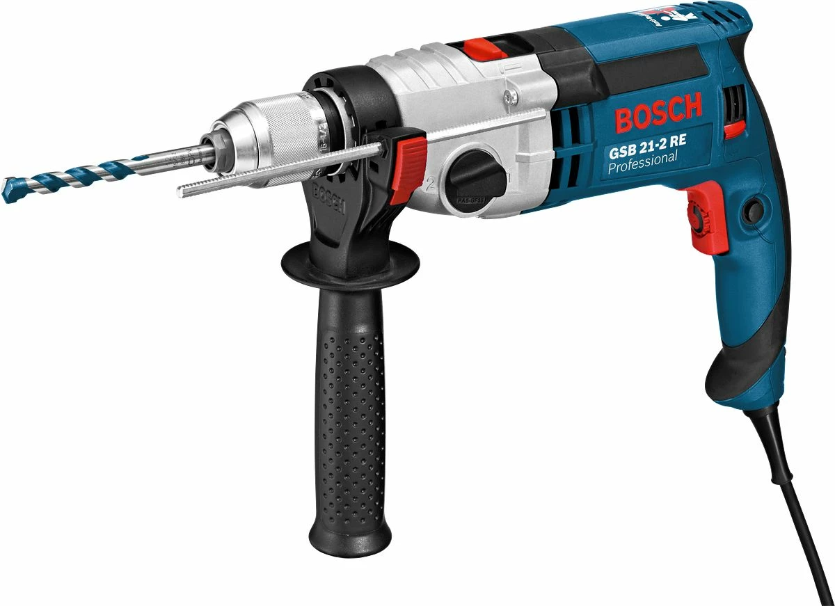 Bosch GSB 21-2 RE Netz Schlagbohrmaschine 240V Bürstenmotor 1.1kW 3 Bosch GSB 21-2 RE Netz Schlagbohrmaschine 240V Bürstenmotor 1.1kW