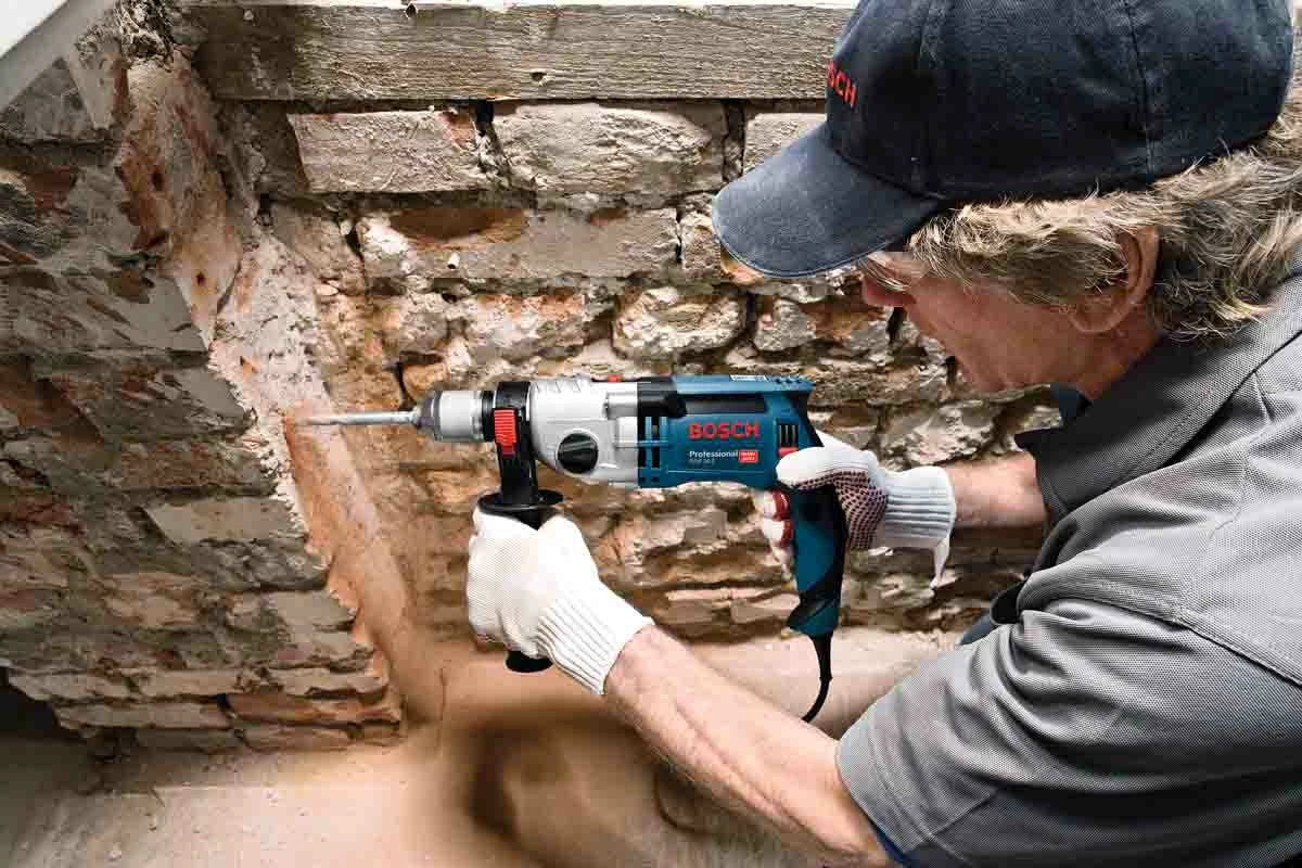 Bosch GSB 21-2 RE Netz Schlagbohrmaschine 110V Bürstenmotor 1.1kW, UK-Netzstecker 5 Bosch GSB 21-2 RE Netz Schlagbohrmaschine 110V Bürstenmotor 1.1kW, UK-Netzstecker - Image 3