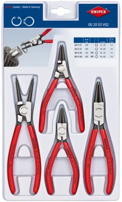Knipex Sicherungsringzangen-Satz 4 Stk. 180 Mm