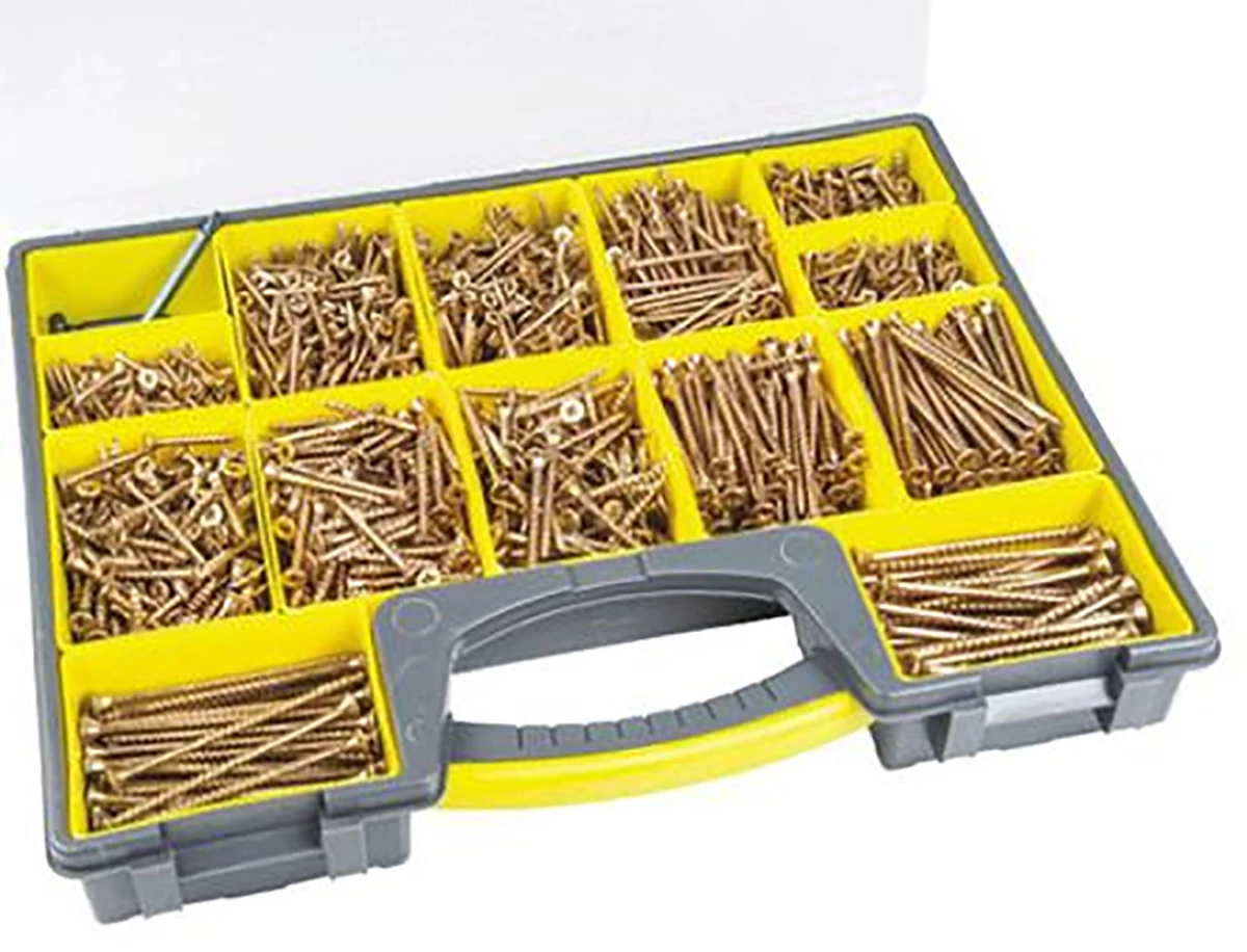 ULTI-MATE Stahl Schrauben Sortiment Senkkopf X 30 → 100mm, 1610 Stück 3 ULTI-MATE Stahl Schrauben Sortiment Senkkopf X 30 → 100mm, 1610 Stück