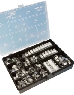 Jubilee Verzinkter Weichstahl Schlauchschellen Sortiment Schneckengewinde, Innen-Ø 30 → 40mm, Min. 9.5 →