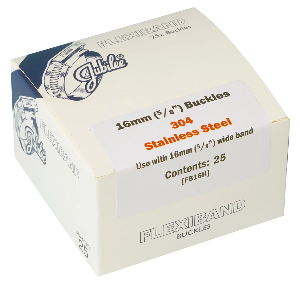 Jubilee Edelstahl Schilder-Rohrschellen A2 304 X 16mm 4 Jubilee Edelstahl Schilder-Rohrschellen A2 304 X 16mm - Image 2