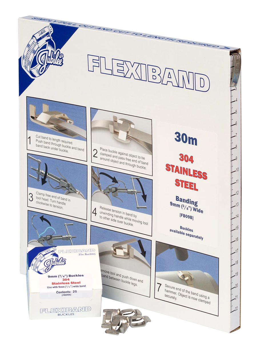 Jubilee Edelstahl Schilder-Rohrschellen A2 304 X 9mm 5 Jubilee Edelstahl Schilder-Rohrschellen A2 304 X 9mm - Image 3