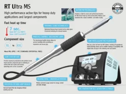 Weller, WXUP-MS Netz Lötgerätesatz Mit RT Lötspitze / 150W, Für WX-Stationen -RS Verkäufe Y2024891 10