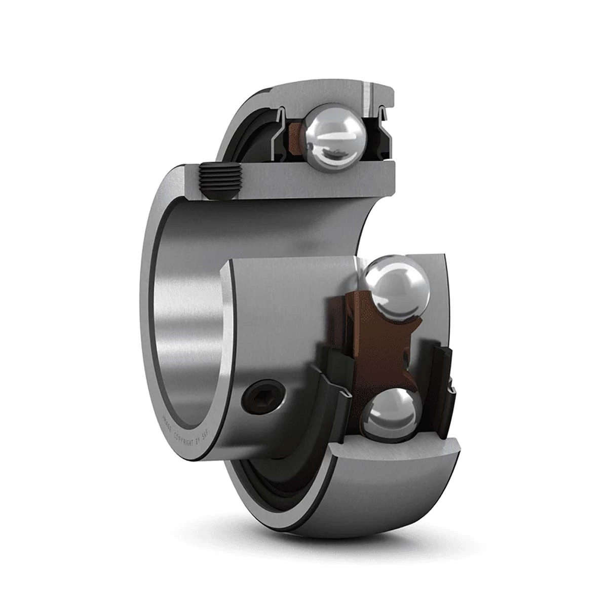 SKF YAT 204 Edelstahl Spannlager, Innen-Ø 20mm, Traglast 6550N 3 SKF YAT 204 Edelstahl Spannlager, Innen-Ø 20mm, Traglast 6550N