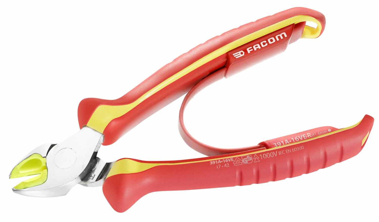 Facom 391A.16VE-RPF VDE Seitenschneider 165 Mm 3 Facom 391A.16VE-RPF VDE Seitenschneider 165 Mm